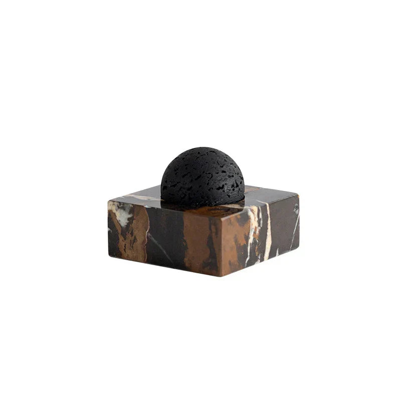 Lava Rock Stone Diffuser, Marble Base